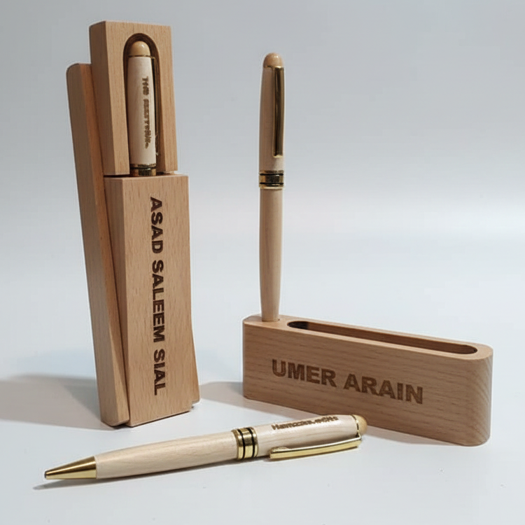 Customized Wooden Pen With Box
