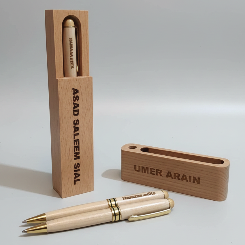 Customized Wooden Pen With Box