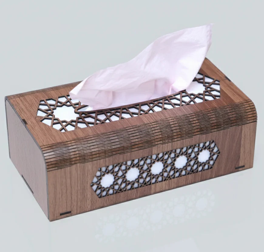 Floral Tissue Box
