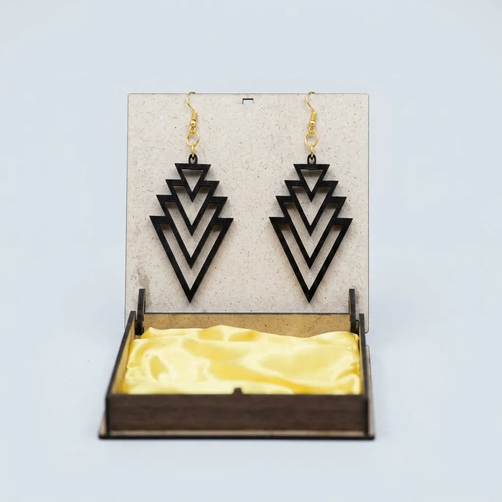 Triple Arrow Cascade Earrings