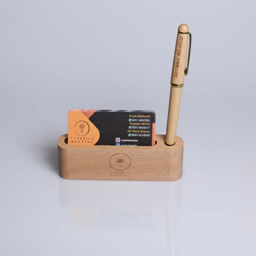 Visiting Card Holder with Pen Holder