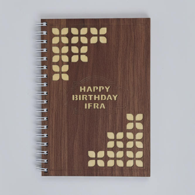 Wooden Customized Diary