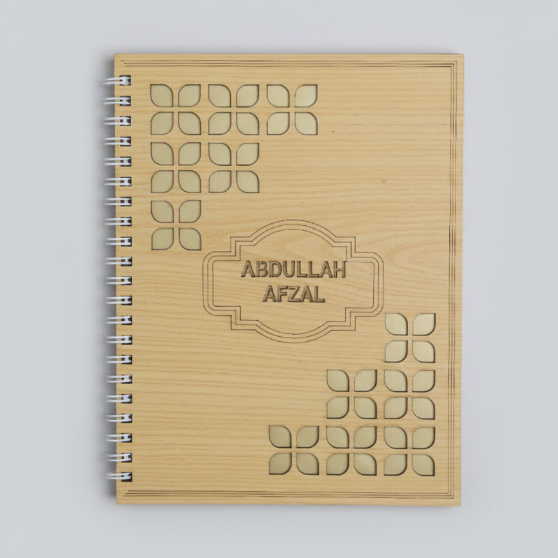 Wooden Customized Diary