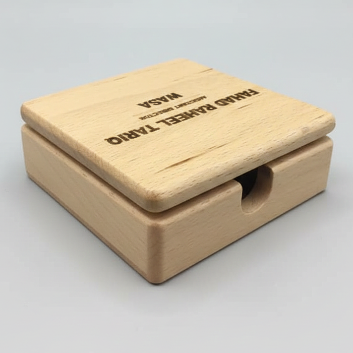 Wooden Visiting Card Holder