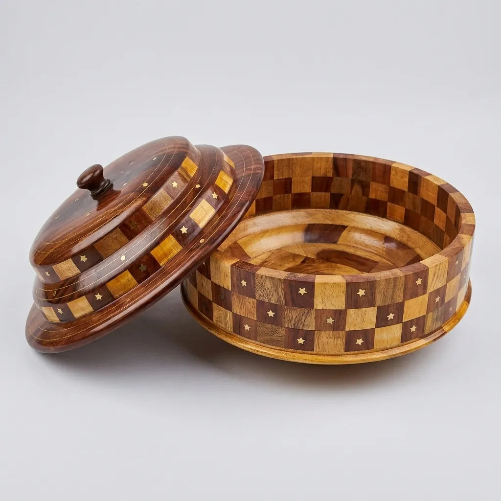 Wooden Tukri Hot Pot